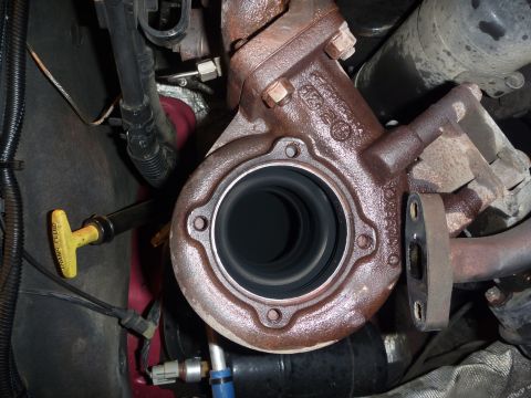 1997 Dodge 2500 - Stock 12mm hot side housing.