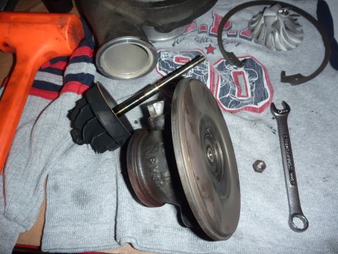 1997 Dodge 2500 - Impeller and shaft removed.