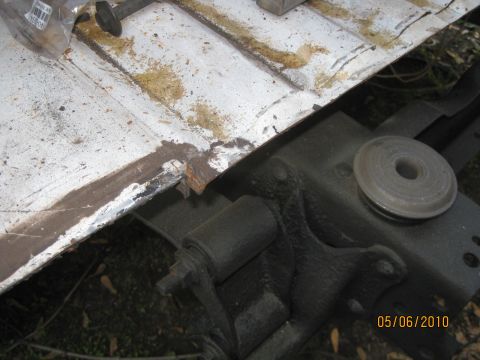 1983 Ford Bronco - Old tub support removed