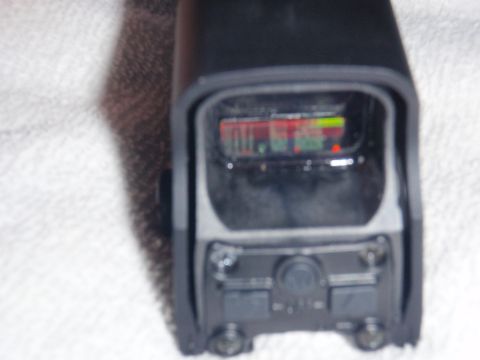 1991 Ford Bronco - A close-up view of an electronic sight, displaying a digital readout.