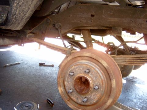 1995 Ford Bronco - Here are the rear leaves as they came from the factory.