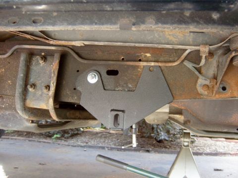 1995 Ford Bronco - The new mounts foe the radius arms are to be mounted 15” back from where the old ones were attached. It was not very easy to get the old mo…