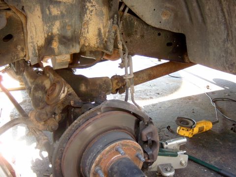 1995 Ford Bronco - This is the driver’s side with everything removed, went a lot faster since I knew what I was doing.