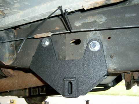 1995 Ford Bronco - Same for the parking brake wire. After I got the new bracket on I had to drill 2 new holes for the fuel line holder and move it up towards…