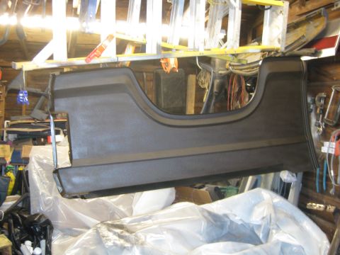 1983 Ford Bronco - Inside of new 1/4 panels covered with undercoat and sealed to give the undercoat a harder surface.