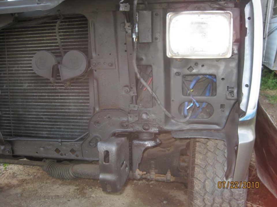 New support installed on left side