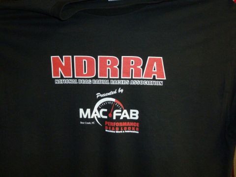 1992 Ford Mustang - T-shirt logos for NDRRA and MAC FAB Performance Bead Looks.