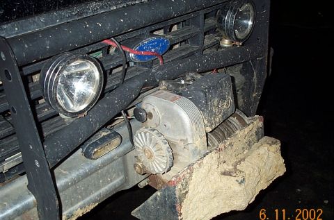 1986 Ford Bronco - Started to go through a puddle but soon found that it had no bottom as I smashed into the otherside