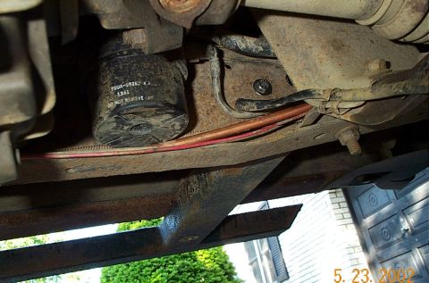 1986 Ford Bronco - Plumbed with 3/8 soft copper.
