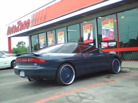 1994 Ford Probe - After, I had the chrome sandblasted off of the 20" Benchi B8's and powder coated them, I had the lip of the rims polished to a chrome…