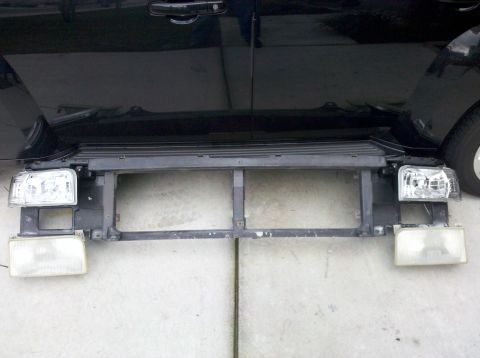 1995 Ford Bronco - Headlight assembly removed from a 1995 Ford Bronco.