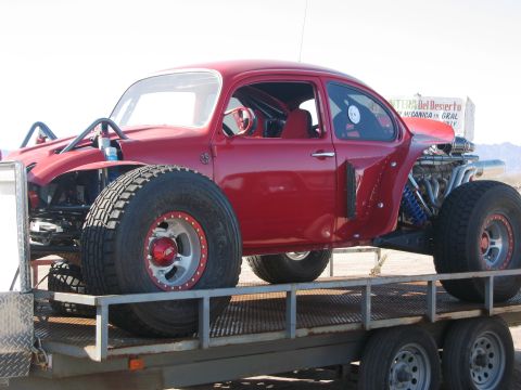 1986 Ford Bronco - This custom off-road Beetle has a roll cage and exposed engine, ready for desert racing.