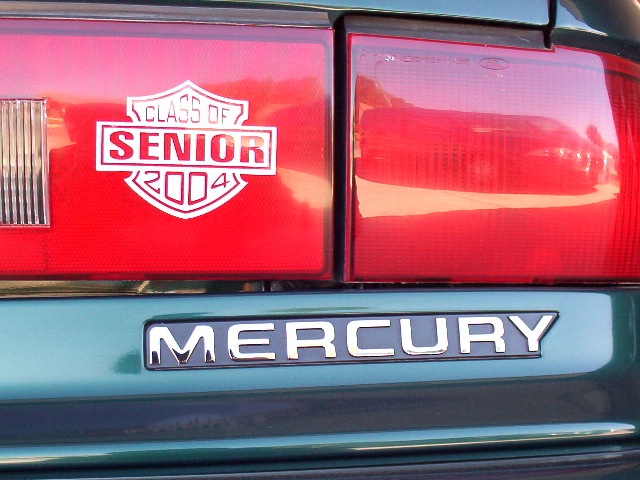 Class of 2004! I got this free decal when ordering graduation stuff! The picture doesn't do it justice. It looks so much better and clearer in real life!
