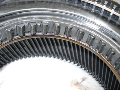 1993 Ford C-150 (Centurion Conversions) - This is a close-up view of a mechanical component, likely from a transmission.