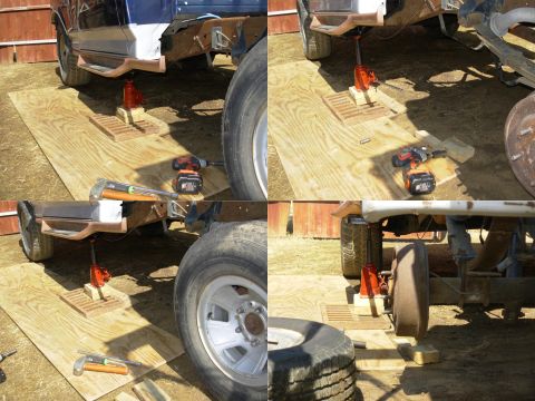 1983 Ford Bronco - The 1/8-inch-thick bracket seems more than adequate. It's just as rigid with me standing on it as the 1/4-inch version, but it weighs ~2/3…