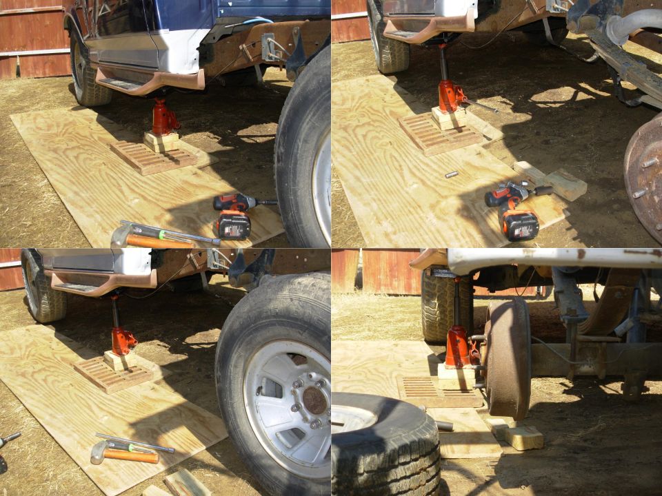 The 1/8-inch-thick bracket seems more than adequate.  It's just as rigid with me standing on it as the 1/4-inch version, but it weighs ~2/3 as much (making it cheaper to ship) and is easier to build.  This test indicates that it's plenty strong since I changed a tire lifting the truck by the step bracket with the step installed.  After I lowered the truck, removed the jack, and stood on the step, it dropped less than 3/16-inch.

See also:
http://www.thedieselstop.com/faq/9497faq/tsb/tsb/95-08-06.php3