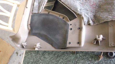 1994 Ford Bronco - Interior paneling from a vehicle, possibly a Ford Bronco, with a Supermotors.net watermark.