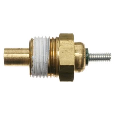 1990 Ford Bronco - A brass temperature sensor with threaded fittings and a metal screw is shown against a white background.