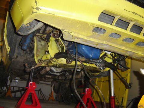 1979 Ford Mustang - removed all the 1979 A- arms/spindles/brakes.