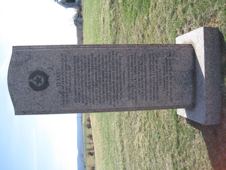 Close-up of engraved text on a Texas Confederate memorial stone