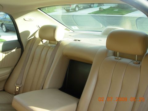 1999 Mitsubishi Diamante - Interior view of car seats and headrests, showing the back seat area.