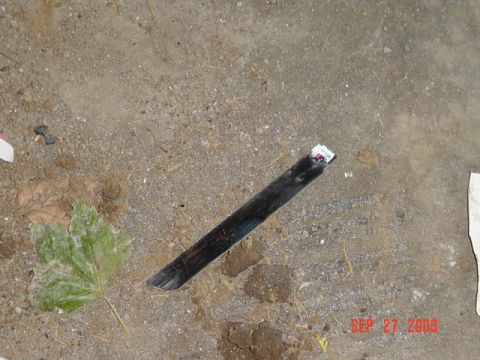 1989 Ford Bronco - This broken sawzall blade is hot