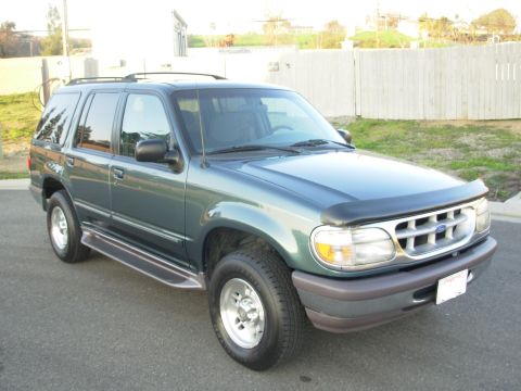 1997 Ford Explorer - This 1997 Ford Explorer is shown in a three-quarter front view.