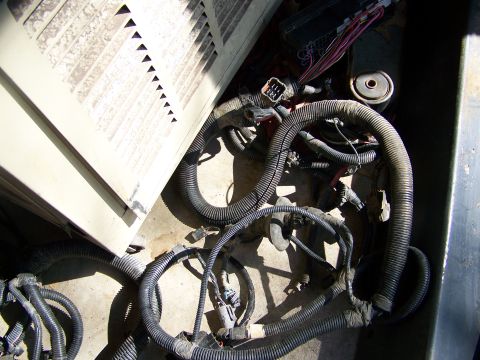 1992 Jeep YJ - A collection of vehicle wiring harnesses and electrical components are visible in the image.