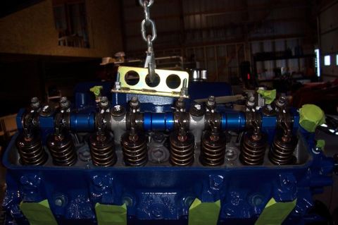 1966 Mercury Comet - OE 427 rockers & shafts with Precision Oil Pumps end stands and spacers