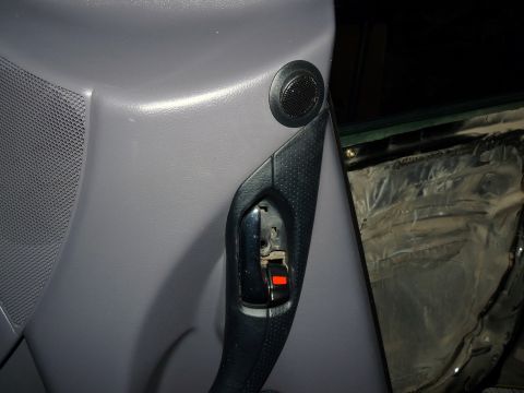 2006 Ford E350 - New tweeter in factory location.