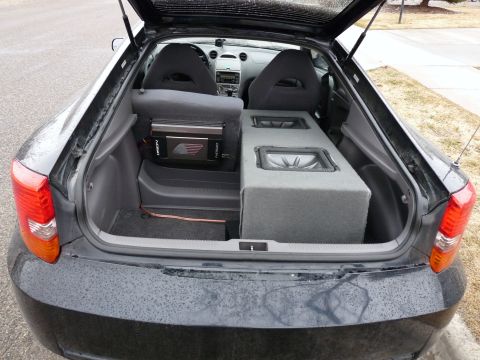 2006 Ford E350 - Sub/amp setup in Celica