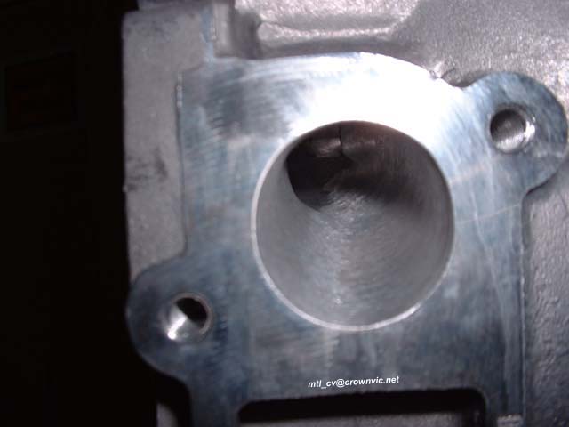 Exhaust port.