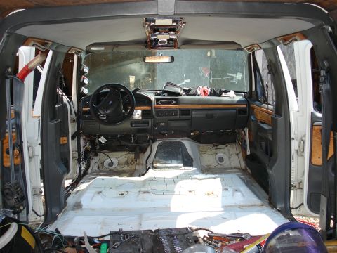 Wheel well and interior work