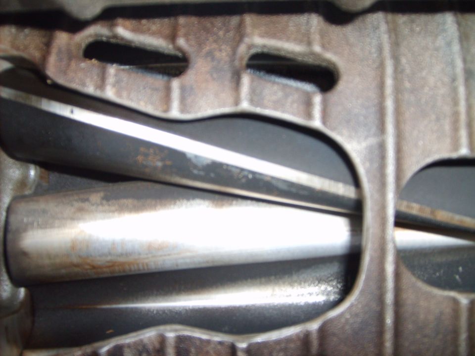 close-up of supercharger rotors