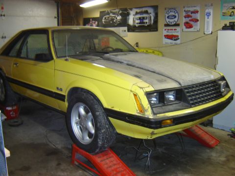 1979 Ford Mustang - need to find a lower spoiler to make it look right.