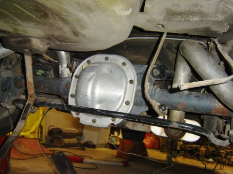 1979 Ford Mustang - pulled the tank for cleaning and showing a little rear.