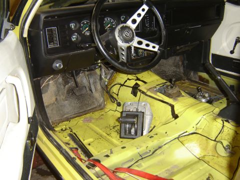 1979 Ford Mustang - removing the auto pedal and installing extra pedal because going 5 speed.