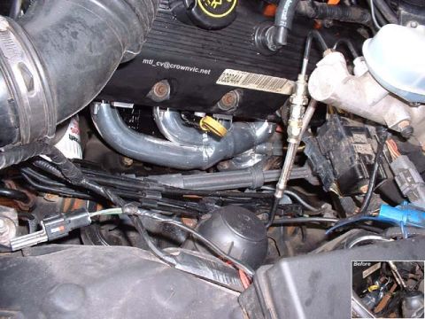 2000 Ford Crown Victoria - Painted steering shaft.