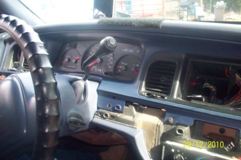1998 Ford Crown Victoria - Blue Cluster trim