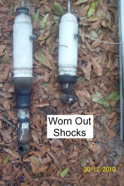 1998 Ford Crown Victoria - Replaced Old Shocks (w/ Monroe shocks)