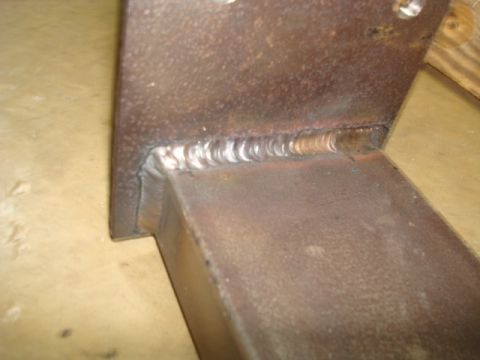 1995 Ford Bronco - Welded metal bracket detail.