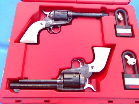 2006 Ford E350 - Matching pistols, won at an NRA meeting.