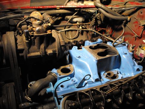 1982 Chrysler New Yorker - Awful lot easier to change the nipple on the bench than in the car after everything is bolted all around it.