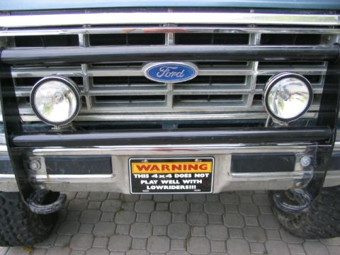 1986 Ford Bronco - A newer shot of the front tow hooks