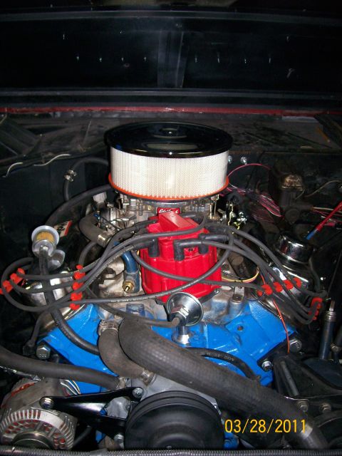 1970 Ford Bronco - 10" cleaner with 3.5" fram filter