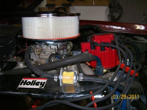 1970 Ford Bronco - 10" cleaner with 3.5" fram filter