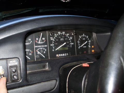 1995 Ford Bronco - Stupid ford. Thinking that every bronco doesn't need a tachometer. (speedometer is original, everything else in the gauge cluster came out…