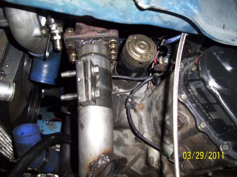 1995 Ford Probe - Custom engine modifications are visible, including a turbocharger and exhaust manifold, with a date stamp of 03/29/2011.