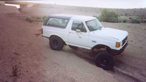 1987 Ford Bronco - open diffs and drove out no prob