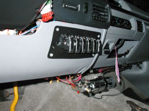 1994 Ford Bronco - New switch panel